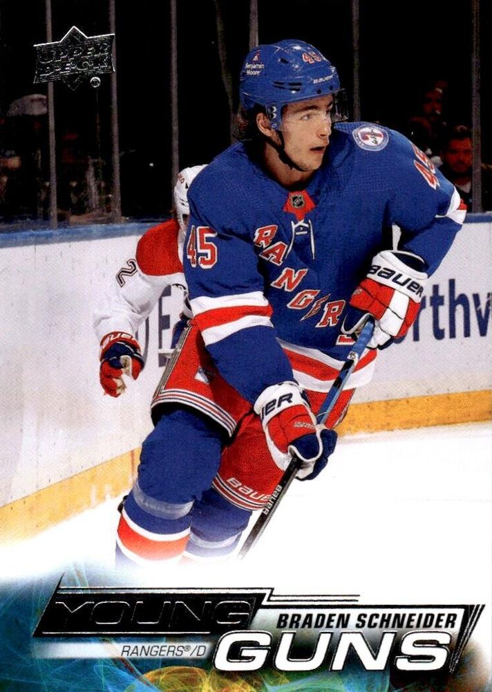 Braden Schneider
YG, RC #214 New York Rangers | 2022-23 Upper Deck | NHL Card