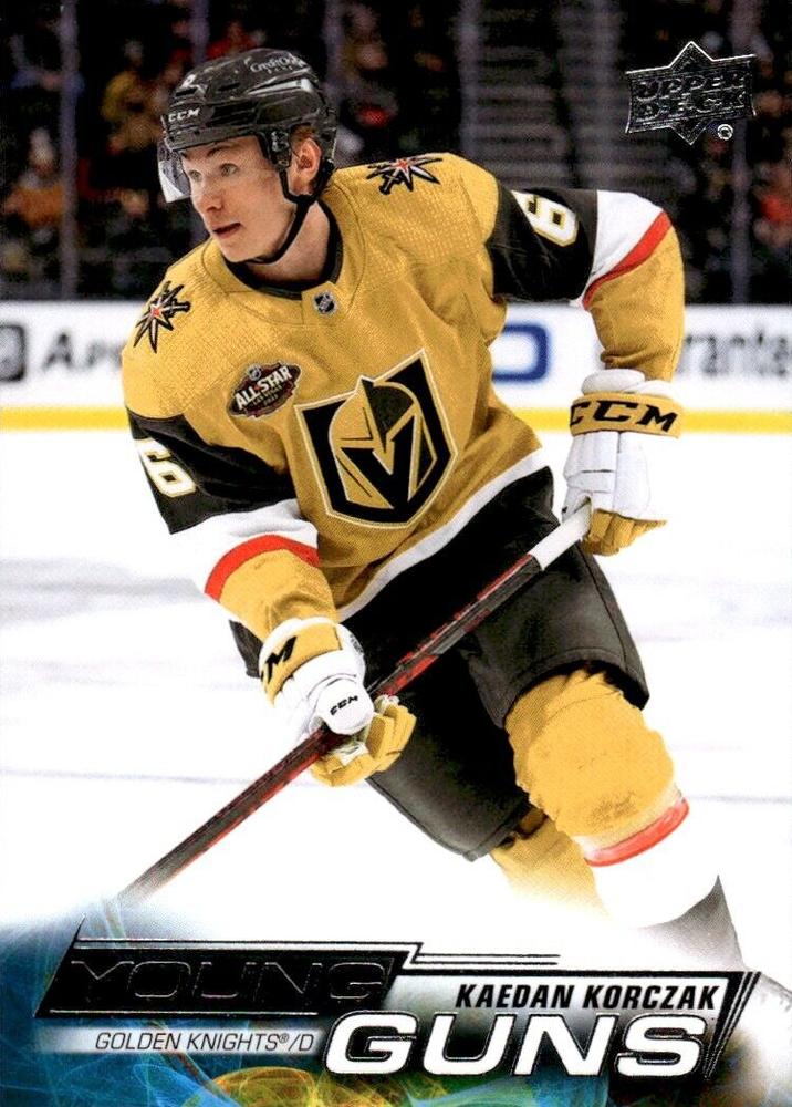 Kaedan Korczak
YG, RC #218 Vegas Golden Knights | 2022-23 Upper Deck | NHL Card