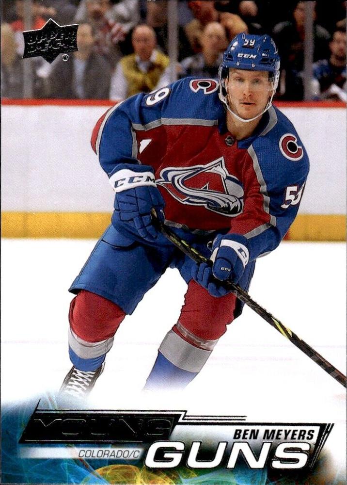 Ben Meyers
YG, RC #222 Colorado Avalanche | 2022-23 Upper Deck | NHL Card