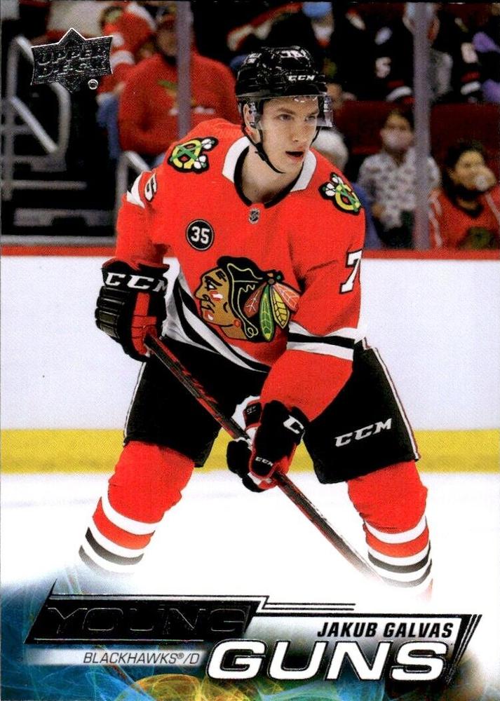 Jakub Galvas
YG, RC #225 Chicago Blackhawks | 2022-23 Upper Deck | NHL Card