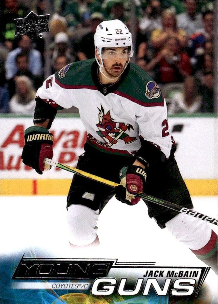 Jack McBain
YG, RC #230 Arizona Coyotes | 2022-23 Upper Deck | NHL Card