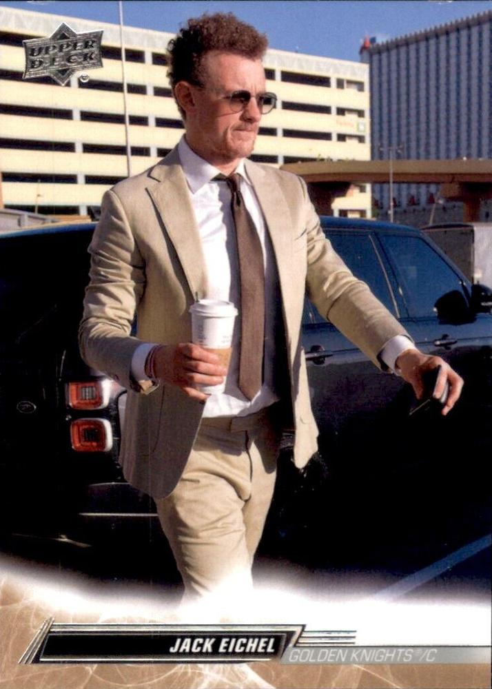 Jack Eichel
SP, VAR #182 Vegas Golden Knights | 2022-23 Upper Deck | NHL Card