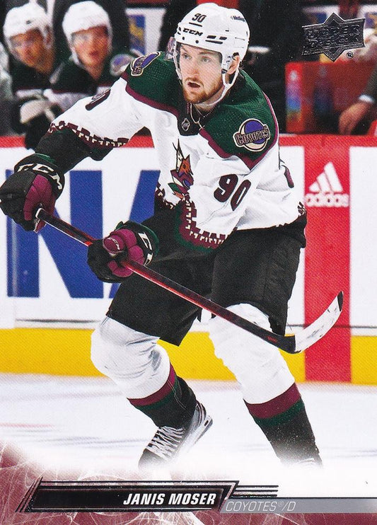 Janis Moser #261 Arizona Coyotes | 2022-23 Upper Deck | NHL Trading Card