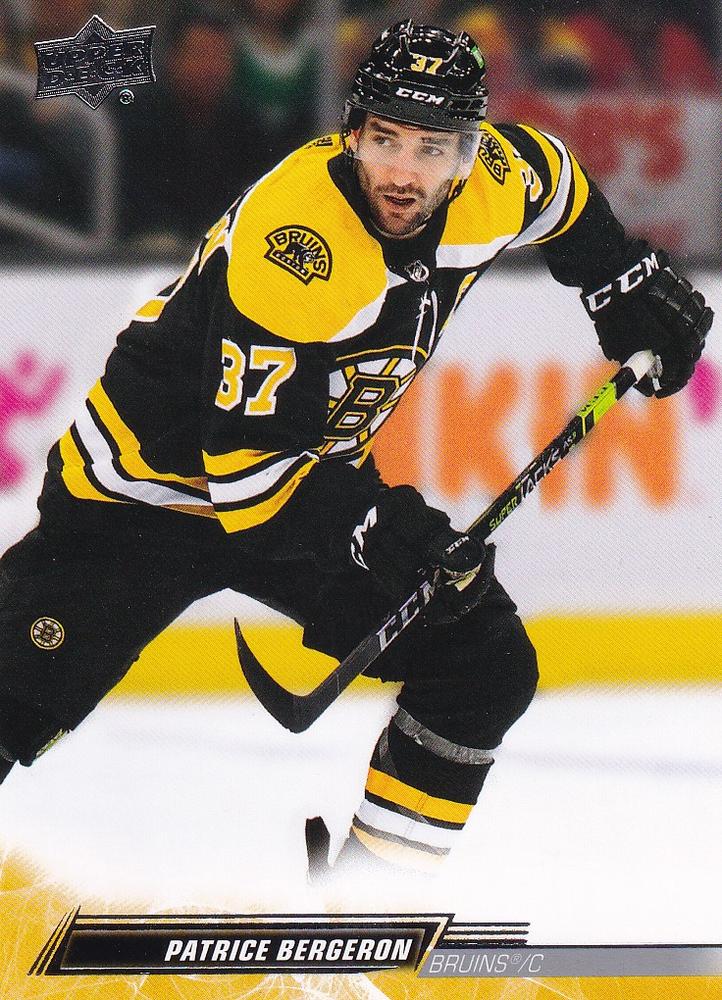 Patrice Bergeron #263 Boston Bruins | 2022-23 Upper Deck | NHL Trading Card