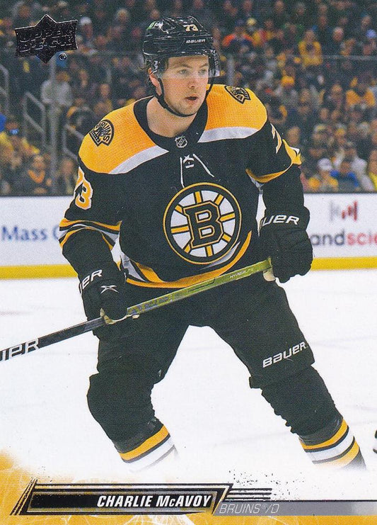 Charlie McAvoy #266 Boston Bruins | 2022-23 Upper Deck | NHL Trading Card