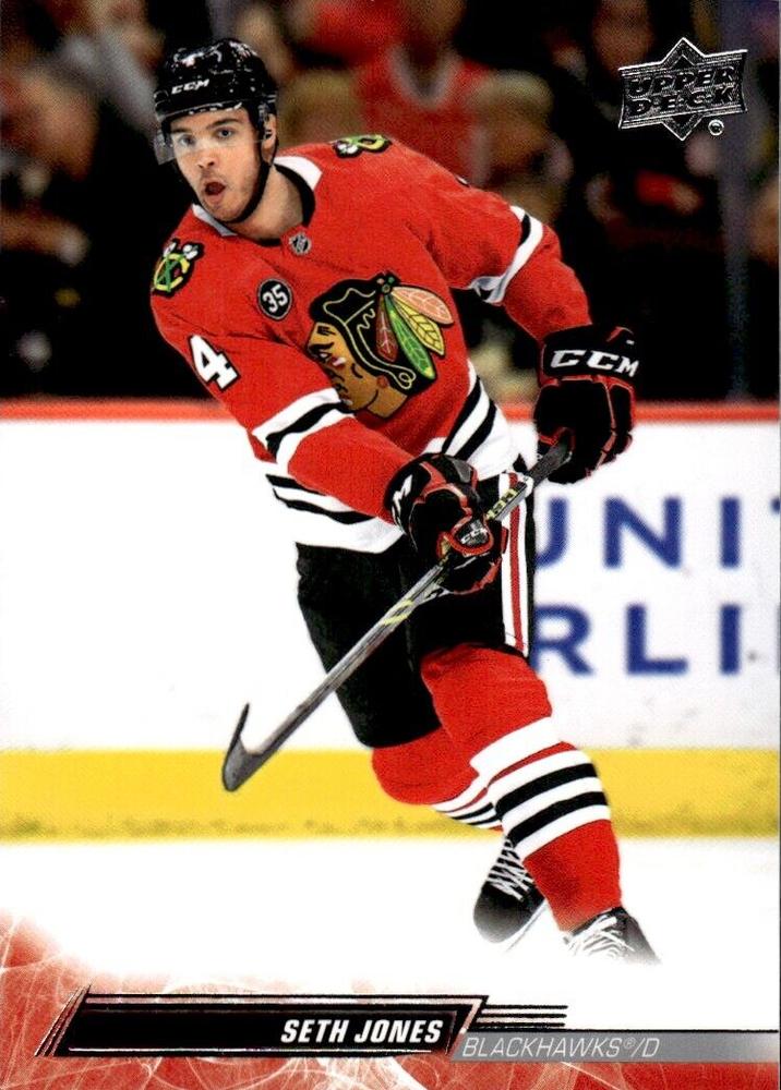 Seth Jones #291 Chicago Blackhawks | 2022-23 Upper Deck | NHL Trading Card