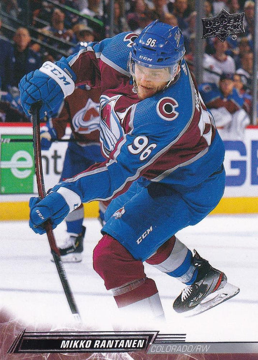 Mikko Rantanen #296 Colorado Avalanche | 2022-23 Upper Deck | NHL Trading Card