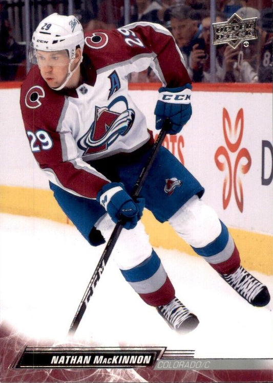 Nathan MacKinnon #297 Colorado Avalanche | 2022-23 Upper Deck | NHL Trading Card
