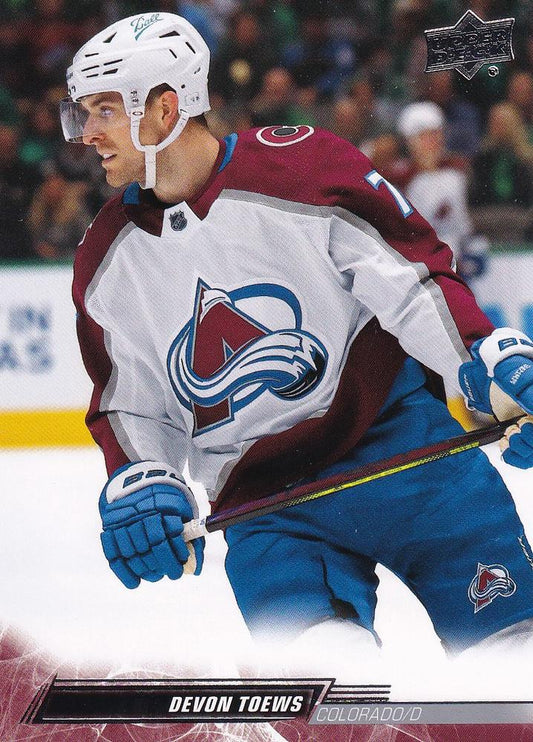 Devon Toews #299 Colorado Avalanche | 2022-23 Upper Deck | NHL Trading Card