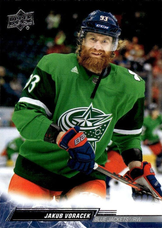 Jakub Voracek #302 Columbus Blue Jackets | 2022-23 Upper Deck | NHL Trading Card