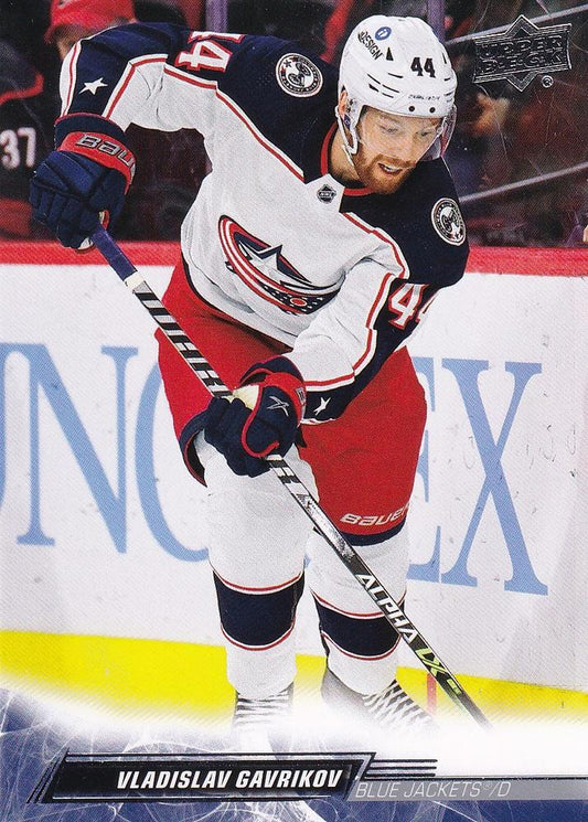 Vladislav Gavrikov #305 Columbus Blue Jackets | 2022-23 Upper Deck | NHL Card