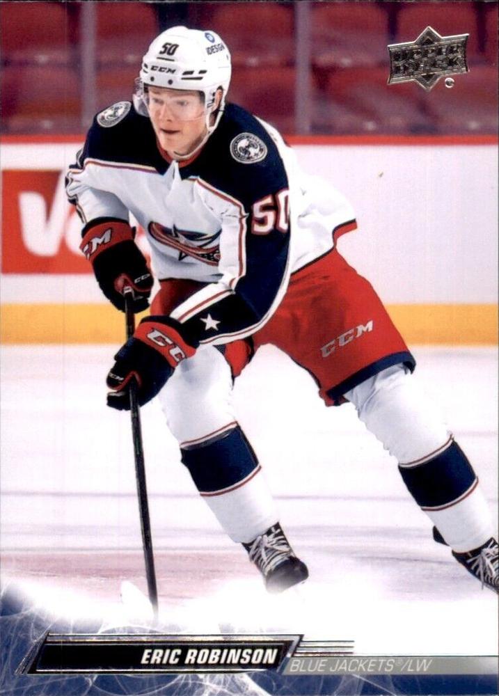 Eric Robinson #307 Columbus Blue Jackets | 2022-23 Upper Deck | NHL Trading Card