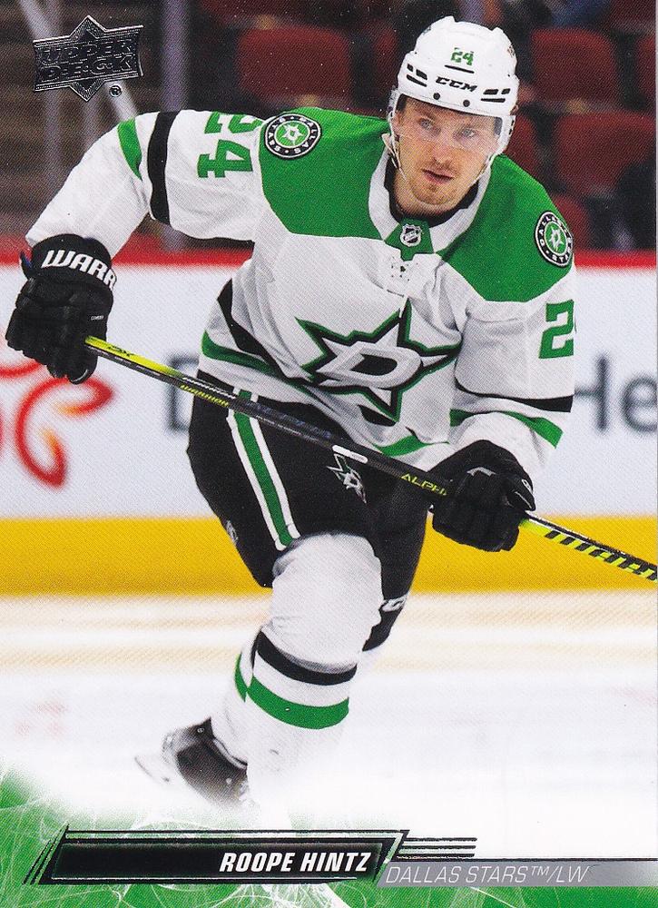 Roope Hintz #309 Dallas Stars | 2022-23 Upper Deck | NHL Trading Card
