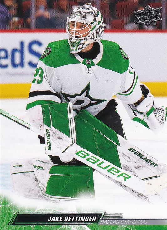Jake Oettinger #311 Dallas Stars | 2022-23 Upper Deck | NHL Trading Card