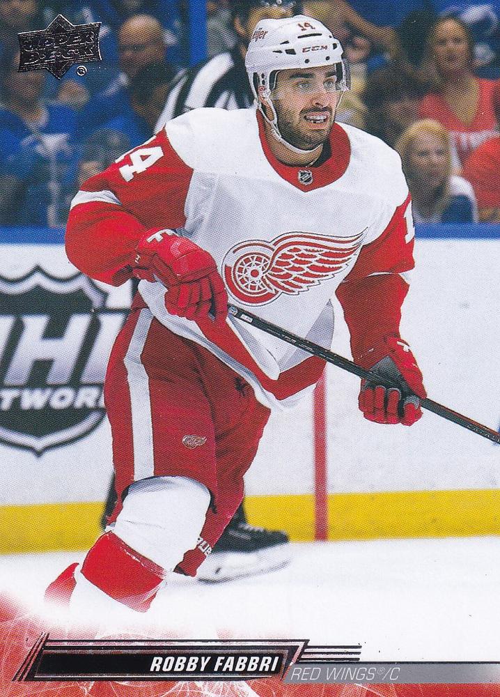 Robby Fabbri #314 Detroit Red Wings | 2022-23 Upper Deck | NHL Trading Card