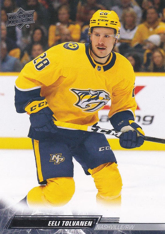Eeli Tolvanen #357 Nashville Predators | 2022-23 Upper Deck | NHL Trading Card