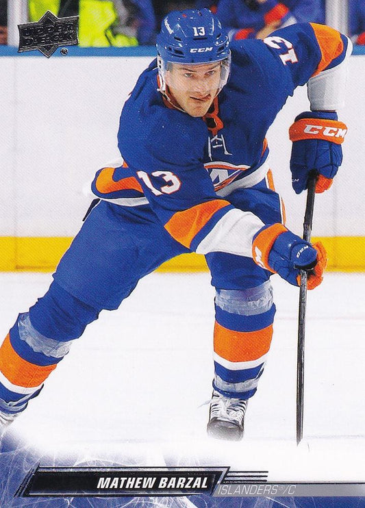 Mathew Barzal #365 New York Islanders | 2022-23 Upper Deck | NHL Trading Card