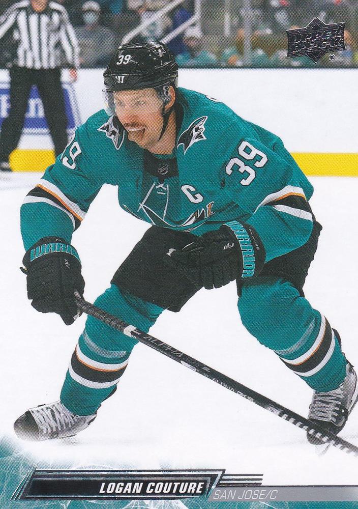 Logan Couture #396 San Jose Sharks | 2022-23 Upper Deck | NHL Trading Card