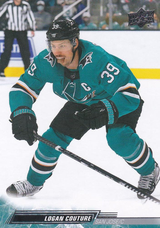 Logan Couture #396 San Jose Sharks | 2022-23 Upper Deck | NHL Trading Card