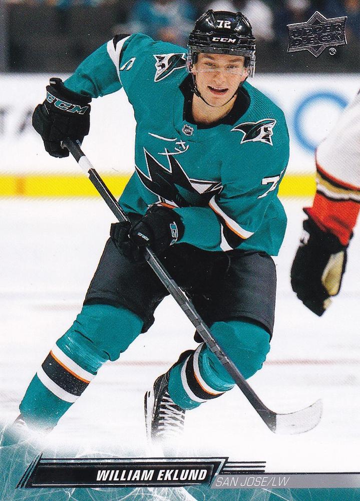 William Eklund #397 San Jose Sharks | 2022-23 Upper Deck | NHL Trading Card