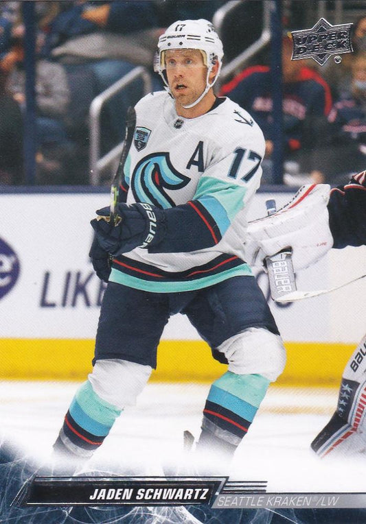 Jaden Schwartz #401 Seattle Kraken | 2022-23 Upper Deck | NHL Trading Card