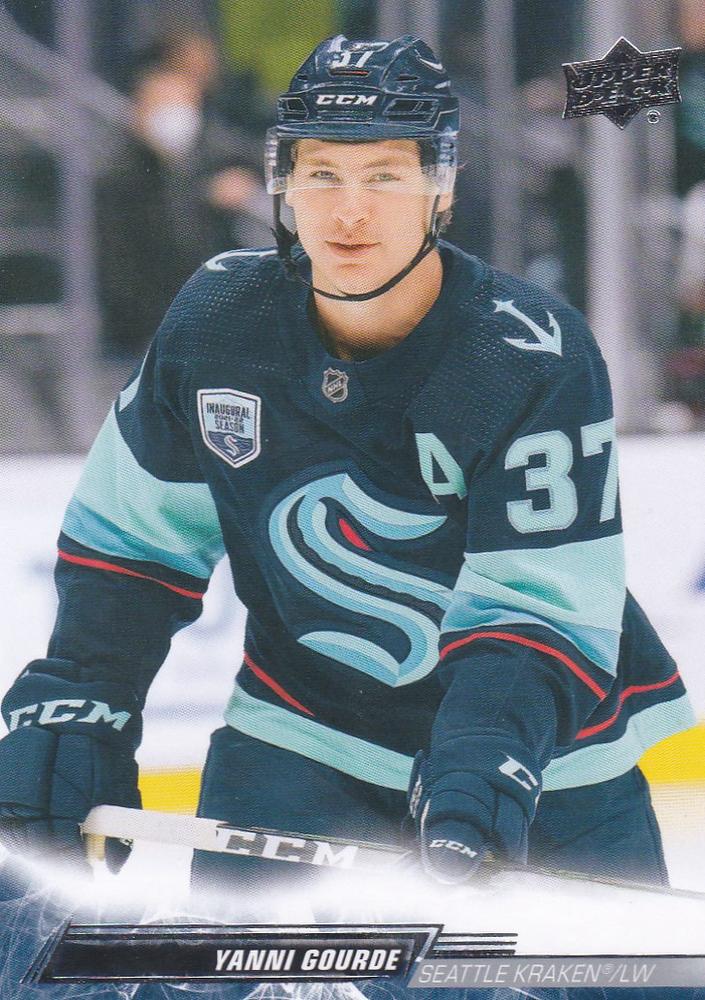 Yanni Gourde #402 Seattle Kraken | 2022-23 Upper Deck | NHL Trading Card