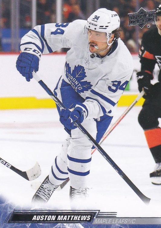 Auston Matthews #417 Toronto Maple Leafs | 2022-23 Upper Deck | NHL Trading Card