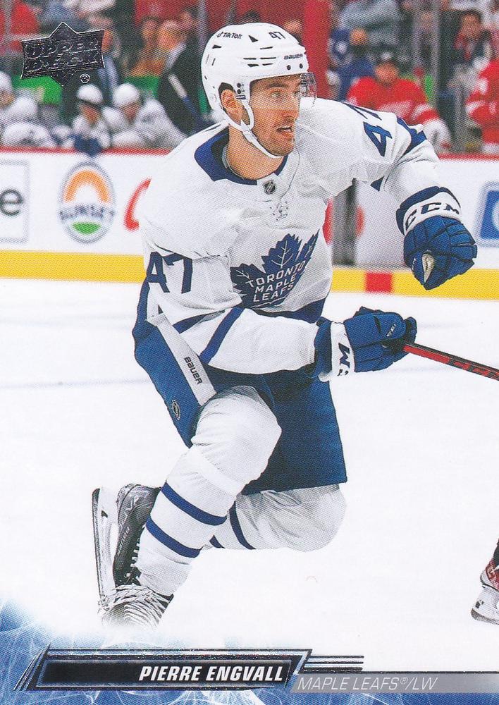 Pierre Engvall #424 Toronto Maple Leafs | 2022-23 Upper Deck | NHL Trading Card