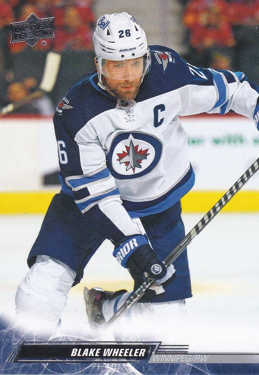 Blake Wheeler #445 Winnipeg Jets | 2022-23 Upper Deck | NHL Trading Card