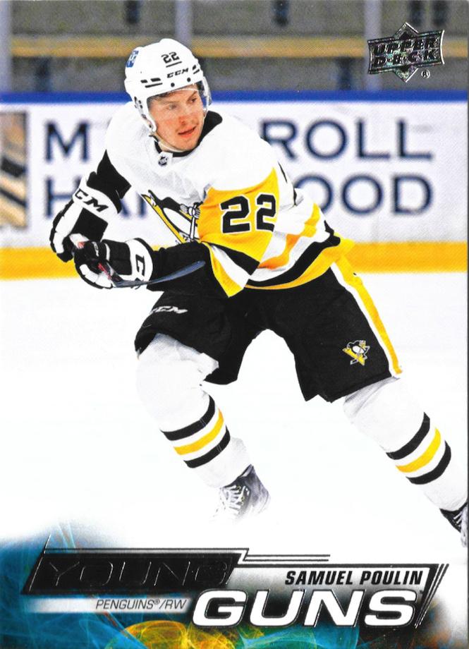 Samuel Poulin 
YG, RC #453 Pittsburgh Penguins | 2022-23 Upper Deck | NHL Card