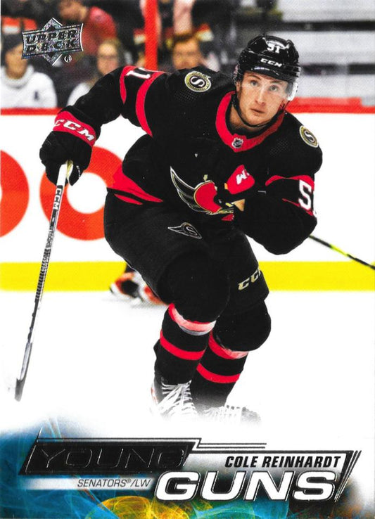 Cole Reinhardt 
YG, RC #458 Ottawa Senators | 2022-23 Upper Deck | NHL Card