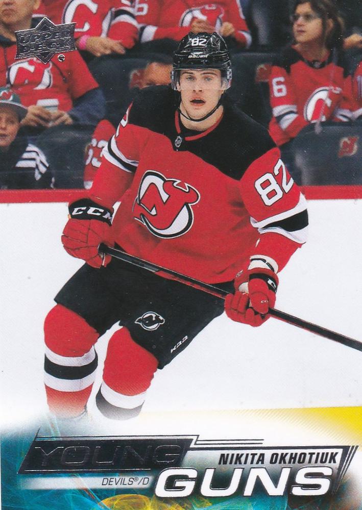 Nikita Okhotiuk
YG, RC #464 New Jersey Devils | 2022-23 Upper Deck | NHL Card