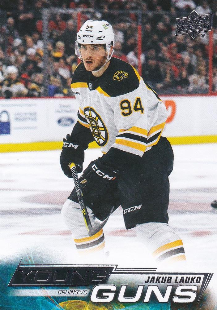 Jakub Lauko 
YG, RC #468 Boston Bruins | 2022-23 Upper Deck | NHL Trading Card