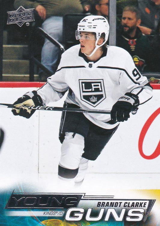 Brandt Clarke 
YG, RC #470 Los Angeles Kings | 2022-23 Upper Deck | NHL Card