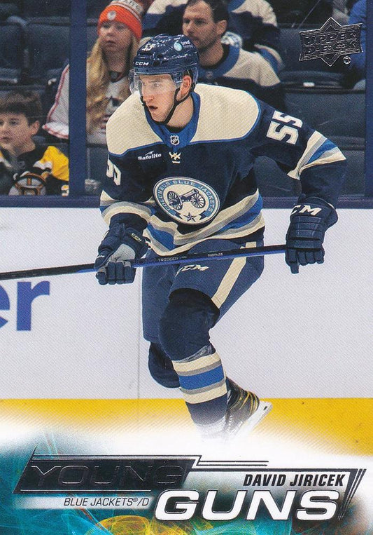 David Jiricek 
YG, RC #472 Columbus Blue Jackets | 2022-23 Upper Deck | NHL Card