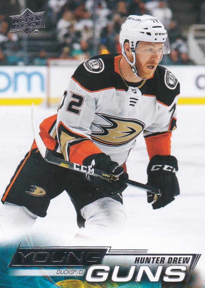 Hunter Drew 
YG, RC #476 Anaheim Ducks | 2022-23 Upper Deck | NHL Trading Card