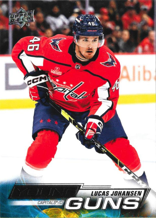 Lucas Johansen 
YG, RC #482 Washington Capitals | 2022-23 Upper Deck | NHL Card