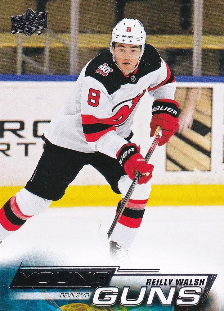 Reilly Walsh 
YG, RC #483 New Jersey Devils | 2022-23 Upper Deck | NHL Card