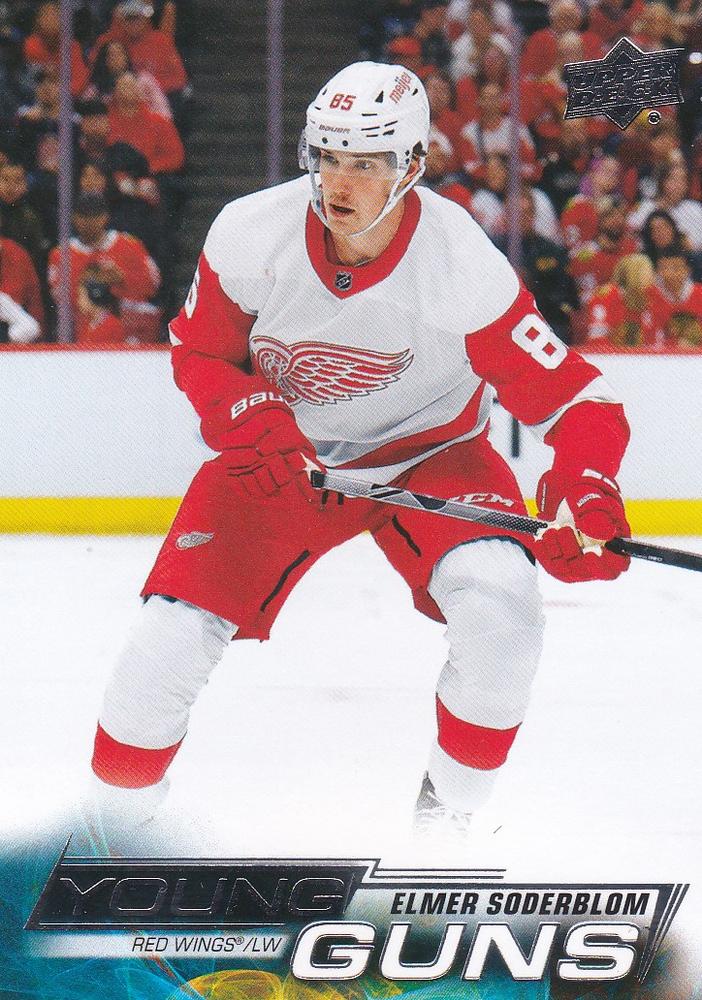 Elmer Soderblom 
YG, RC #489 Detroit Red Wings | 2022-23 Upper Deck | NHL Card