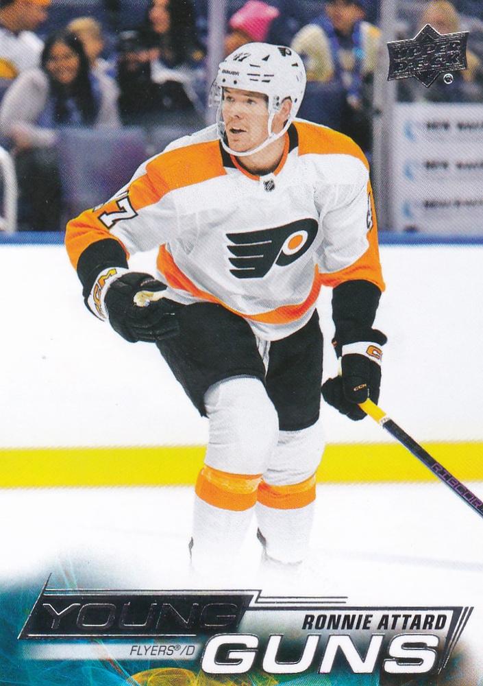 Ronnie Attard 
YG, RC #495 Philadelphia Flyers | 2022-23 Upper Deck | NHL Card