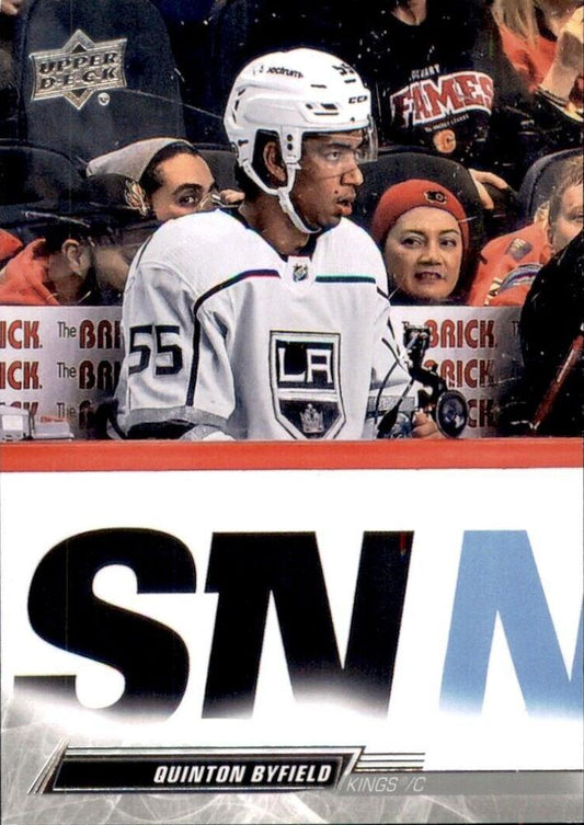 Quinton Byfield 
SP, VAR #337 Los Angeles Kings | 2022-23 Upper Deck | NHL Card