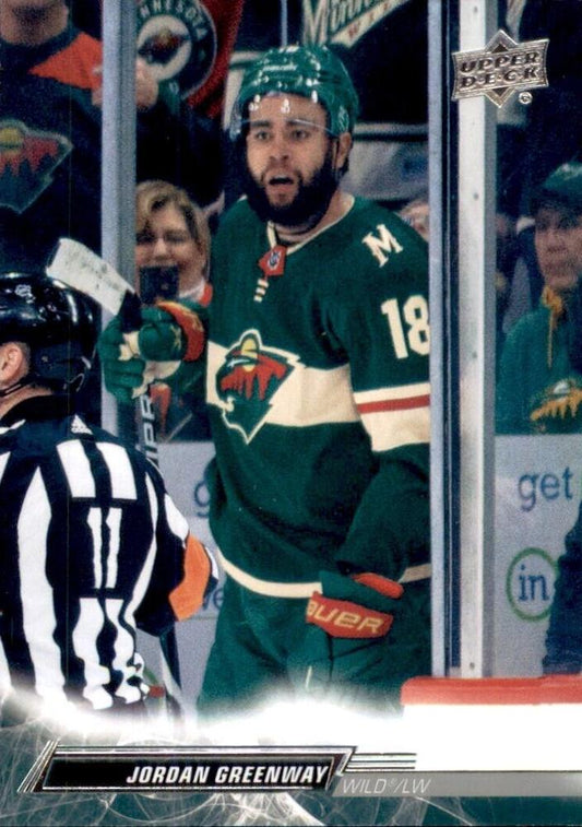 Jordan Greenway 
SP, VAR #340 Minnesota Wild | 2022-23 Upper Deck | NHL Card