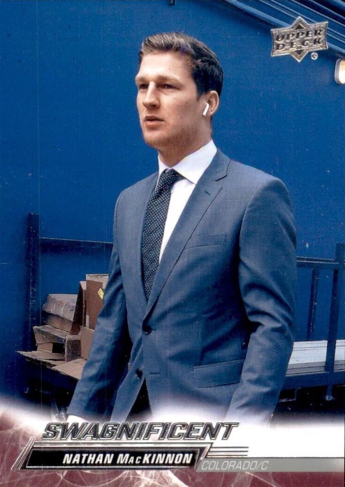 Nathan MacKinnon 
SP, VAR #297 Colorado Avalanche | 2022-23 Upper Deck | NHL Card