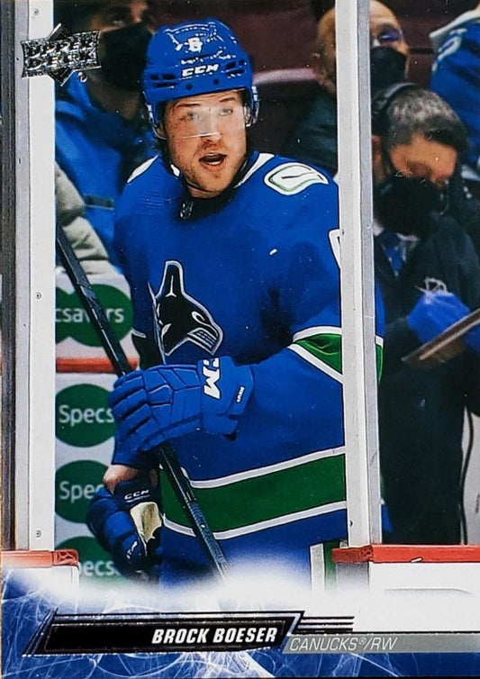 Brock Boeser 
SP, VAR #429 Vancouver Canucks | 2022-23 Upper Deck | NHL Card