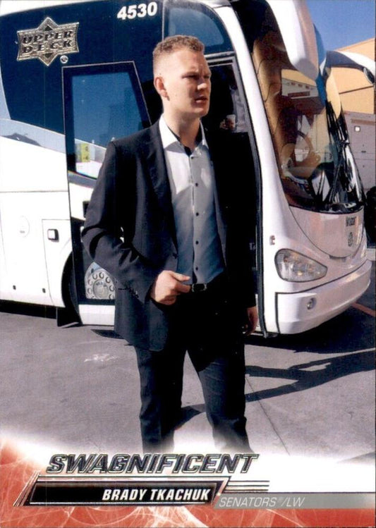 Brady Tkachuk 
SP, VAR #377 Ottawa Senators | 2022-23 Upper Deck | NHL Card