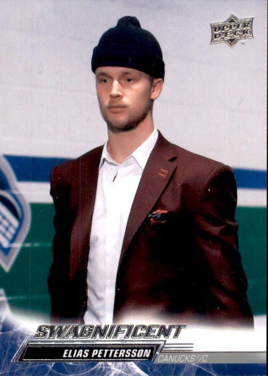 Elias Pettersson 
SP, VAR #425 Vancouver Canucks | 2022-23 Upper Deck | NHL Card