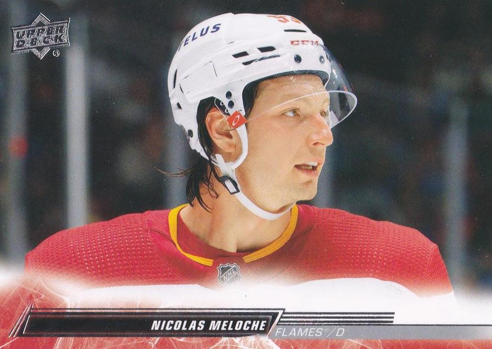Nicolas Meloche #523 Calgary Flames | 2022-23 Upper Deck | NHL Trading Card