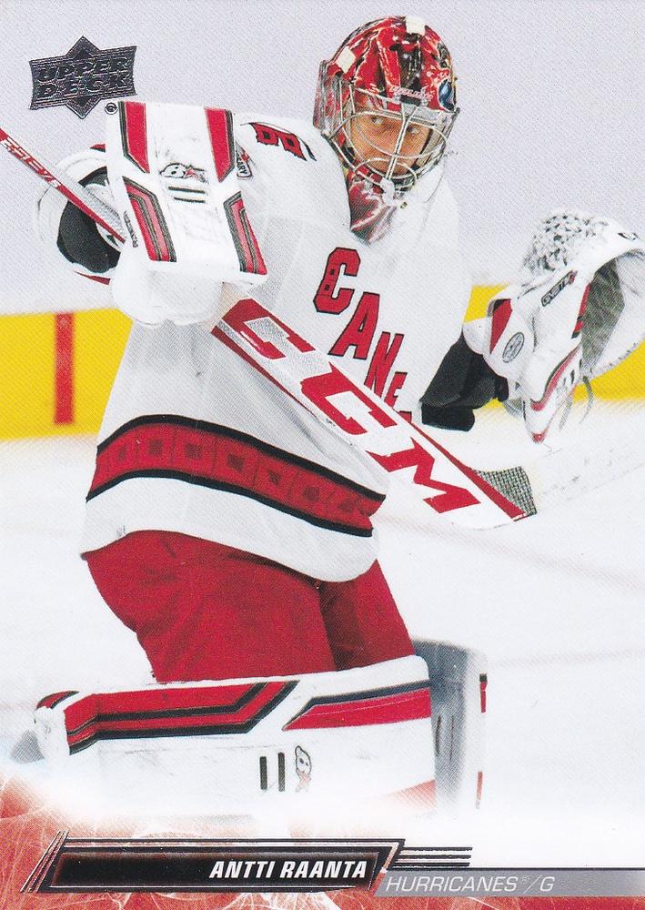 Antti Raanta #528 Carolina Hurricanes | 2022-23 Upper Deck | NHL Trading Card