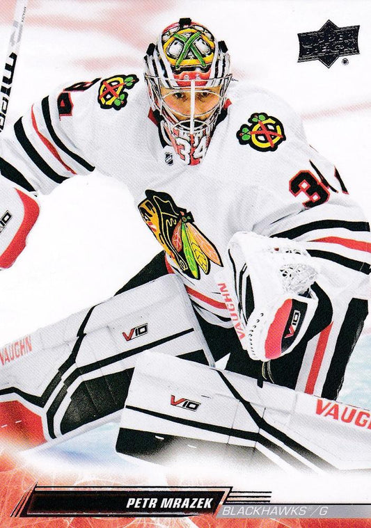 Petr Mrazek #531 Chicago Blackhawks | 2022-23 Upper Deck | NHL Trading Card