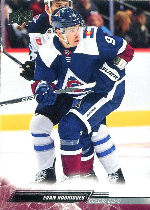 Evan Rodrigues #536 Colorado Avalanche | 2022-23 Upper Deck | NHL Trading Card
